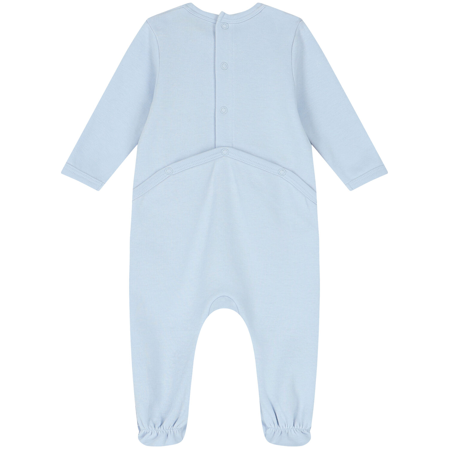 Blue Logo Babygrow, 1, hi-res